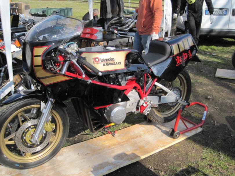 Una Bimota KB1 (con motore Kawasaki) prodotta dal 1978 al &#39;82